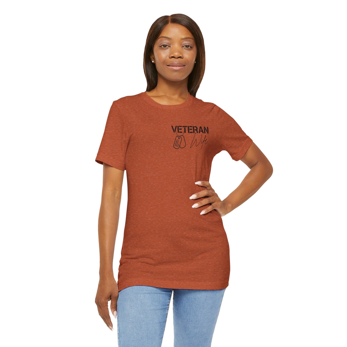 Veteran Wife T-Shirt — Proud Military Spouse Tee