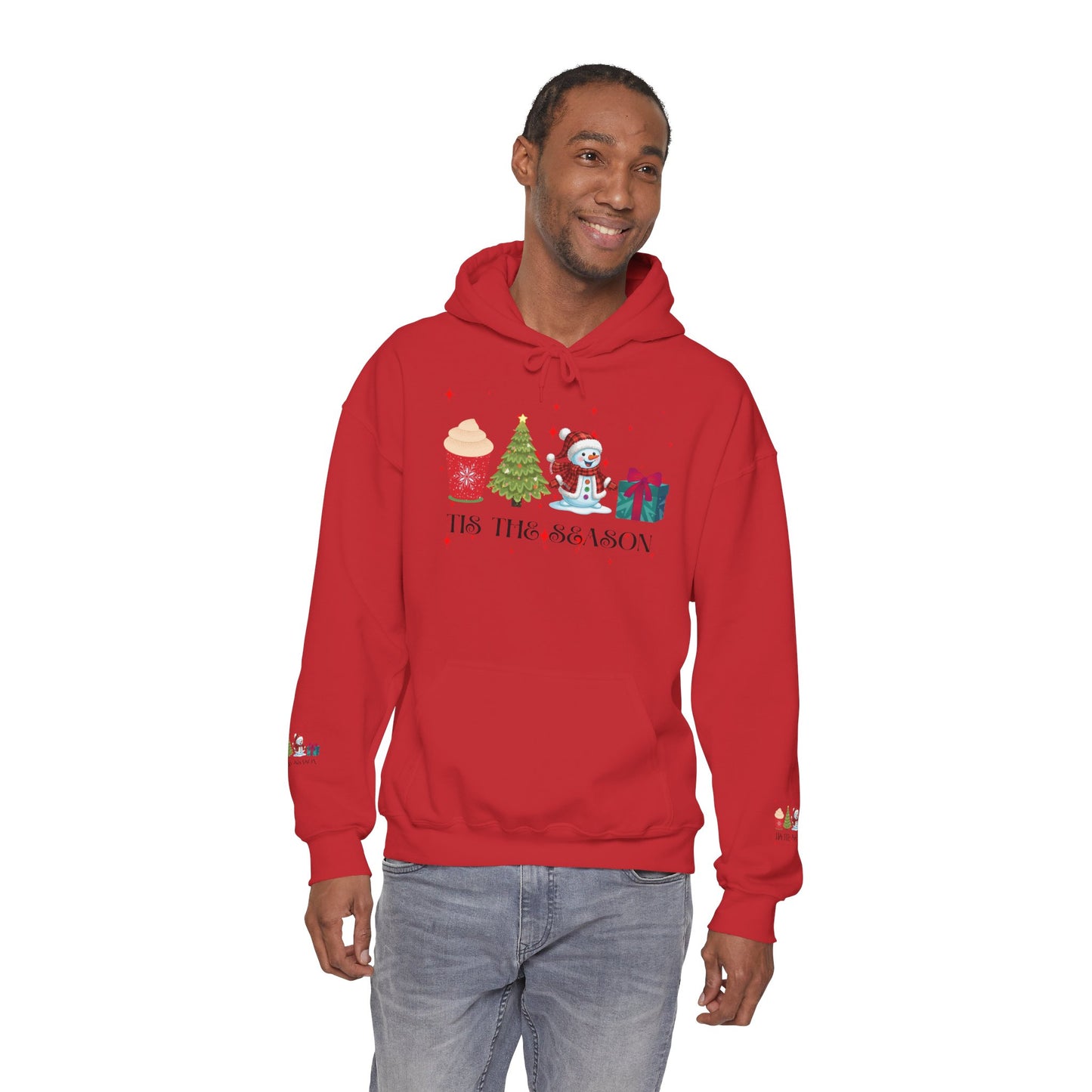 Festive Holiday Hoodie - 'Tis the Season Sweatshirt