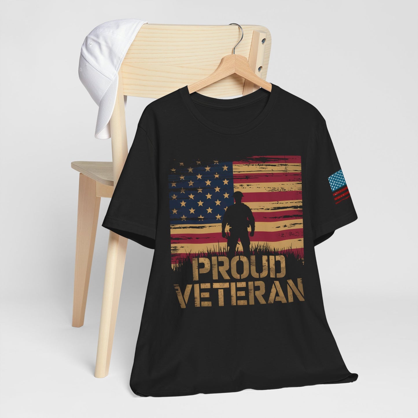 American Veteran T-Shirt — Patriotic Military Tribute Tee
