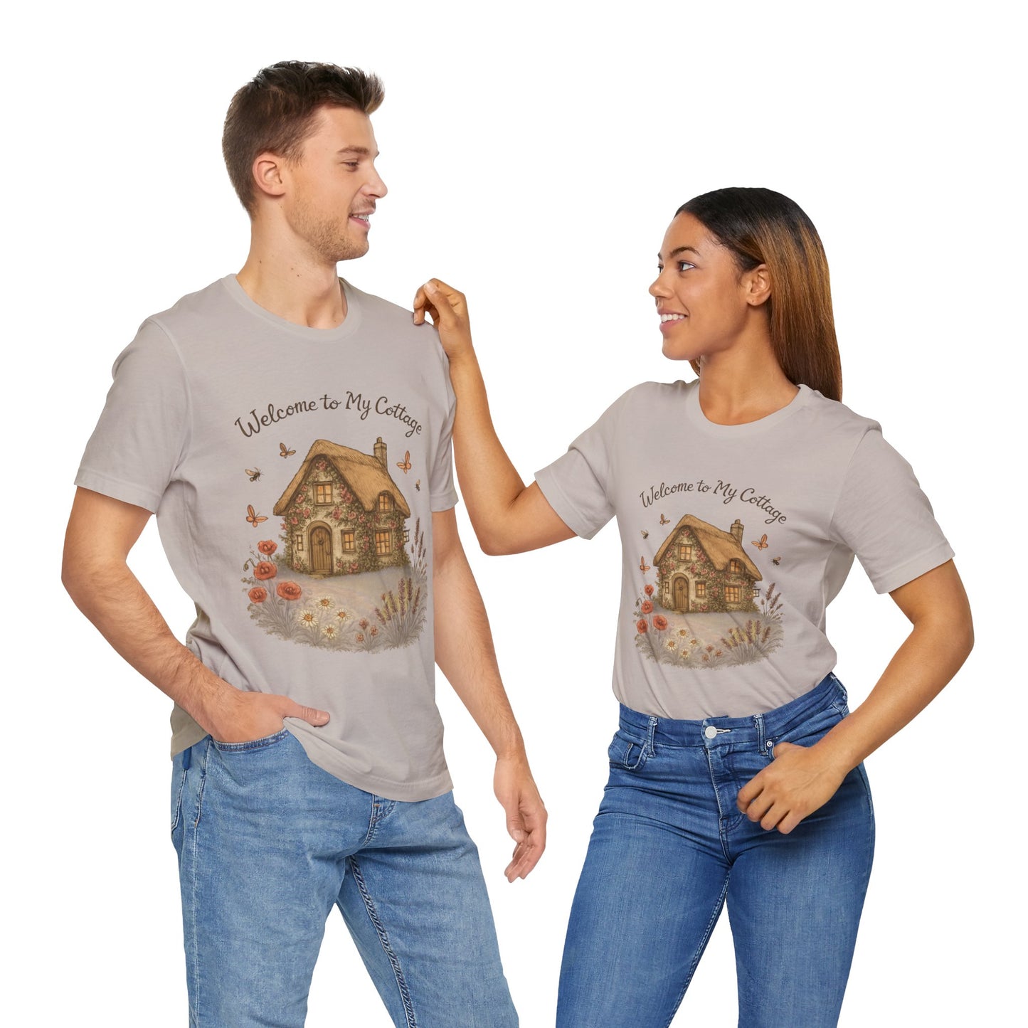 Cottage Tee - Relaxing English Countryside Short Sleeve Shirt