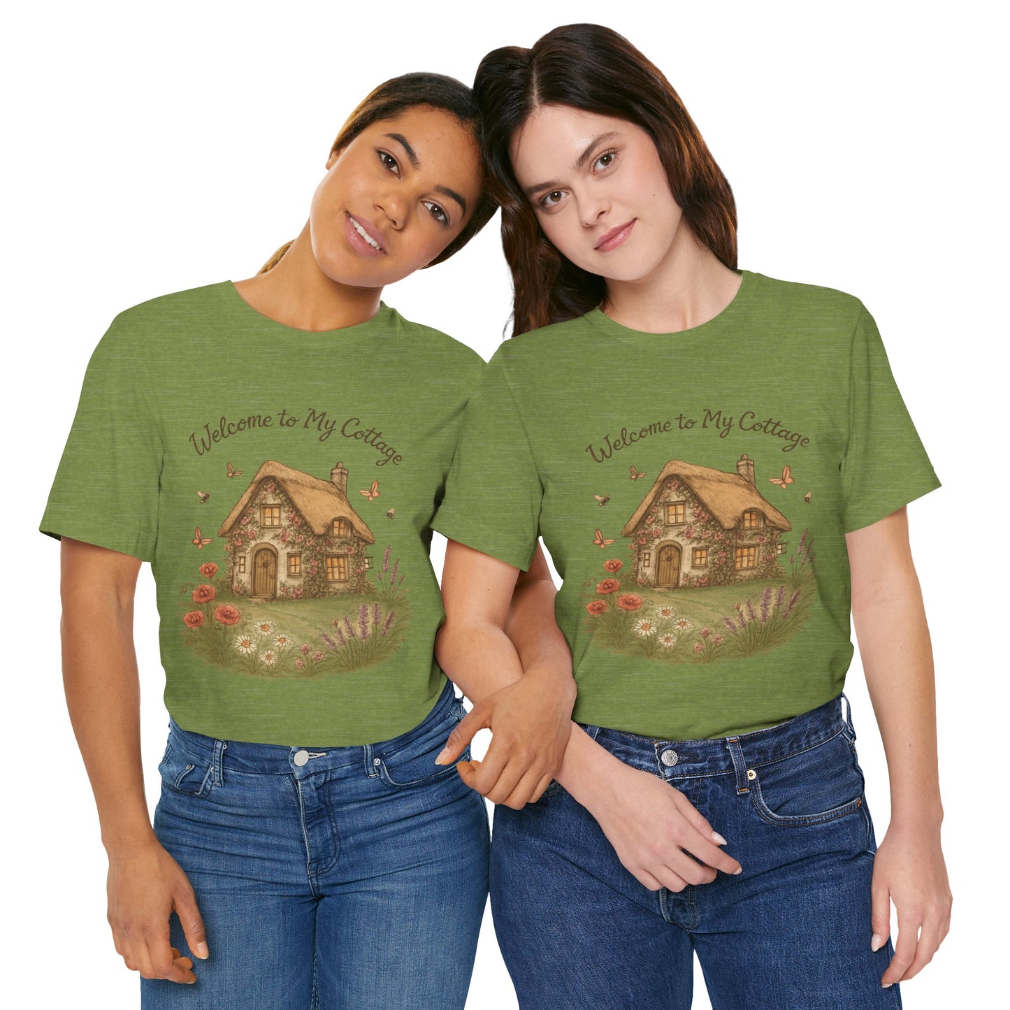 Cottage Tee - Relaxing English Countryside Short Sleeve Shirt