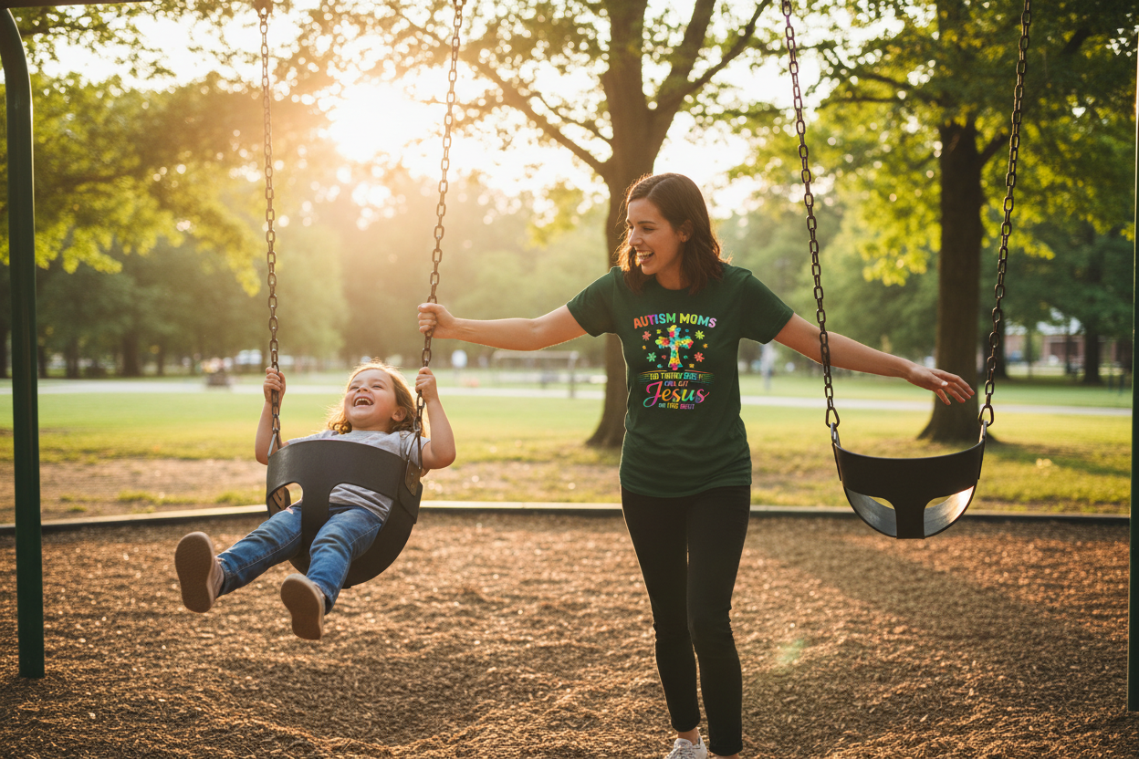 Autism Moms Inspirational T-Shirt