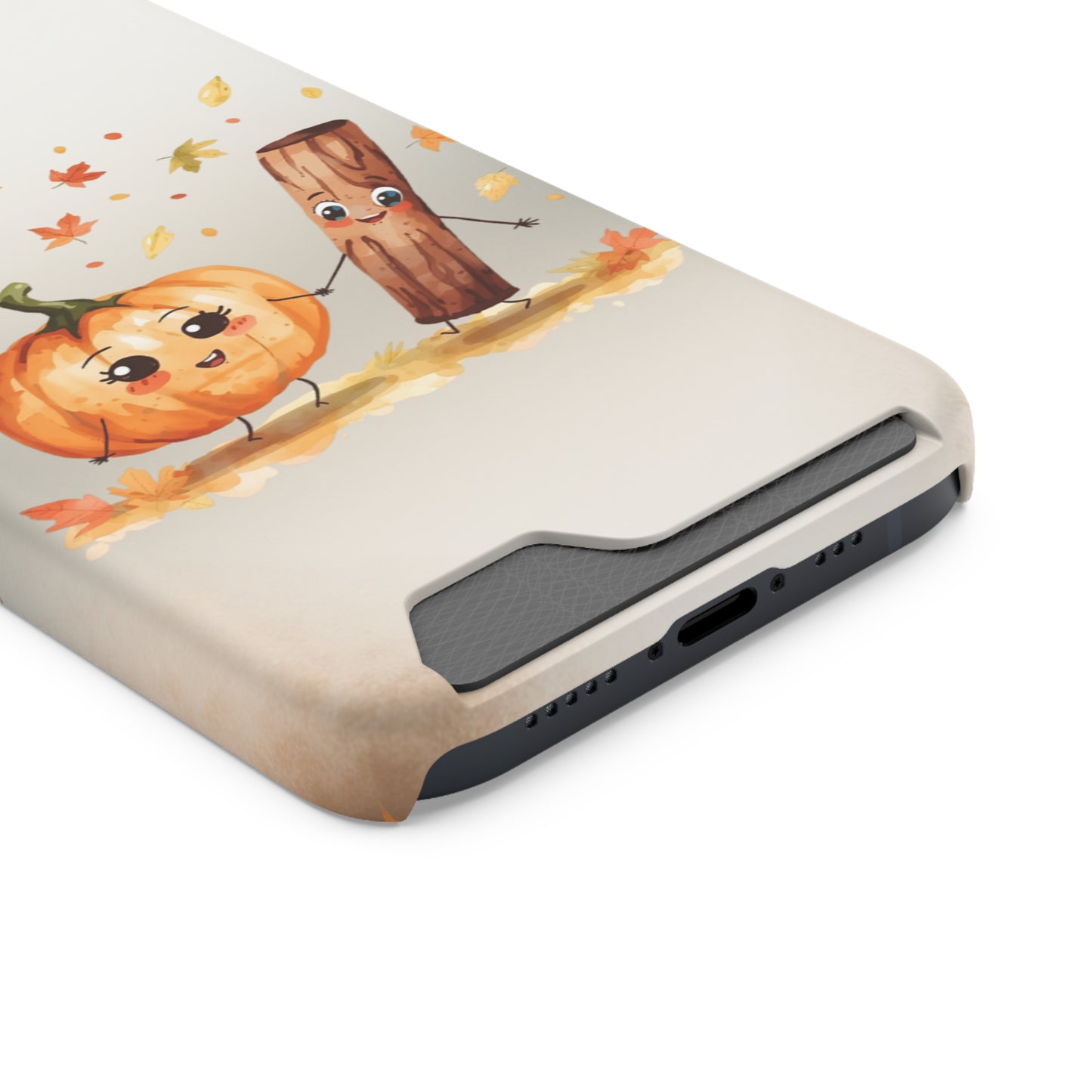 Phone Case - Pumpkin & Spice Card Holder