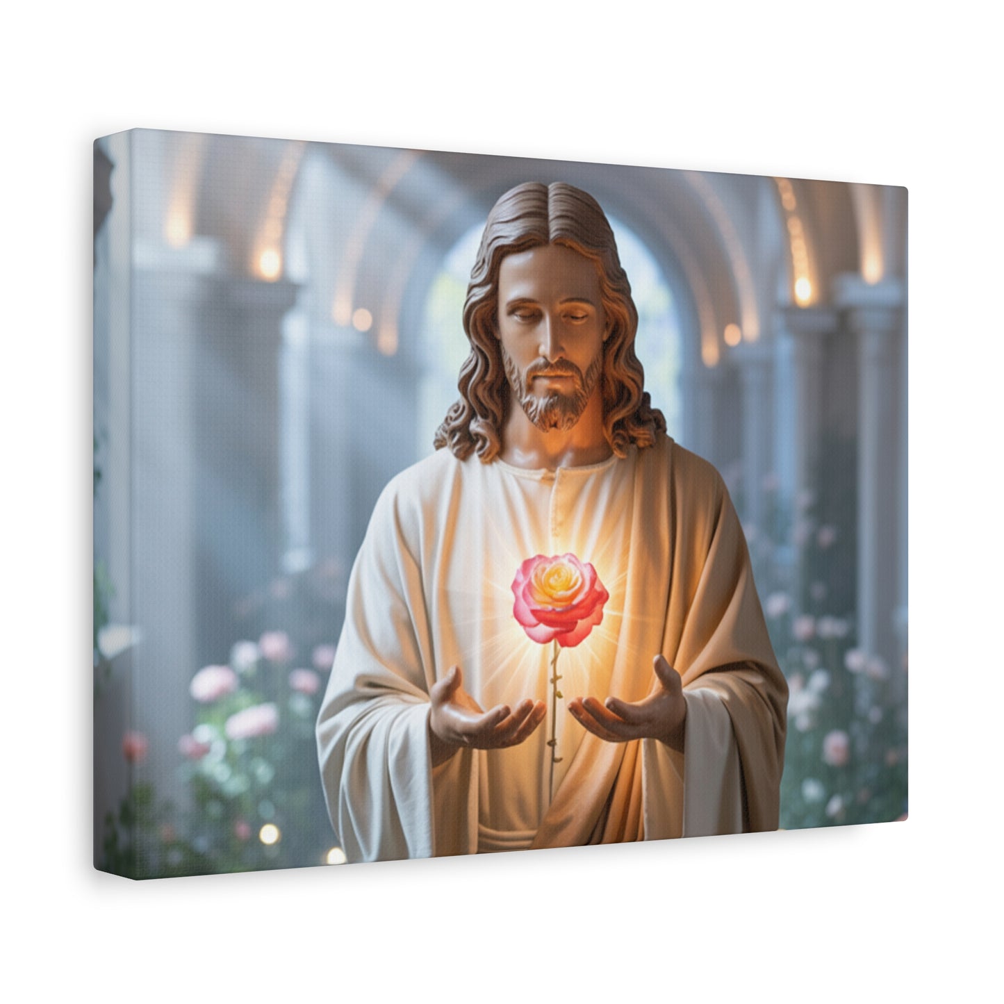 Inspirational Jesus Canvas Art, Religious Wall Decor, Faith-Based Home Decoration, Spiritual Gift for Believers, Church Wall Hanging, [...]