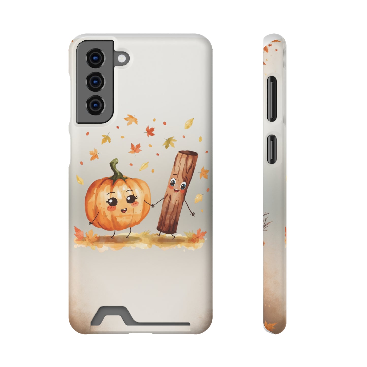 Phone Case - Pumpkin & Spice Card Holder