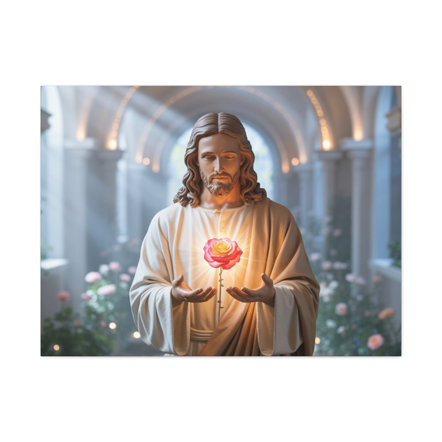 Inspirational Jesus Canvas Art, Religious Wall Decor, Faith-Based Home Decoration, Spiritual Gift for Believers, Church Wall Hanging, [...]