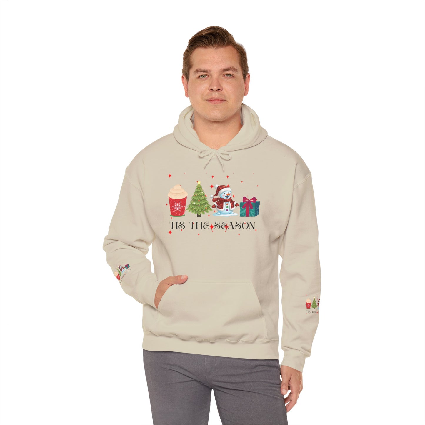 Festive Holiday Hoodie - 'Tis the Season Sweatshirt