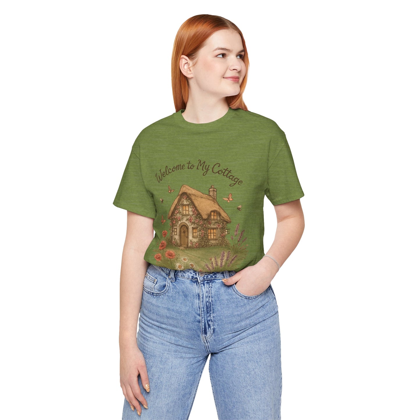 Cottage Tee - Relaxing English Countryside Short Sleeve Shirt
