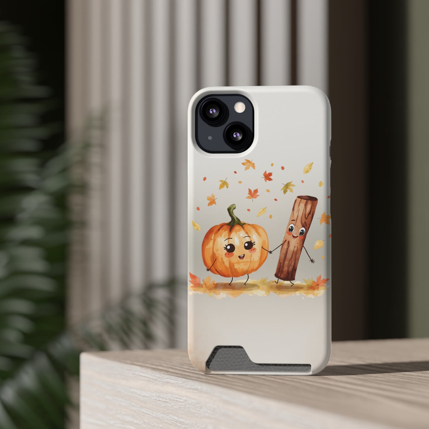Phone Case - Pumpkin & Spice Card Holder