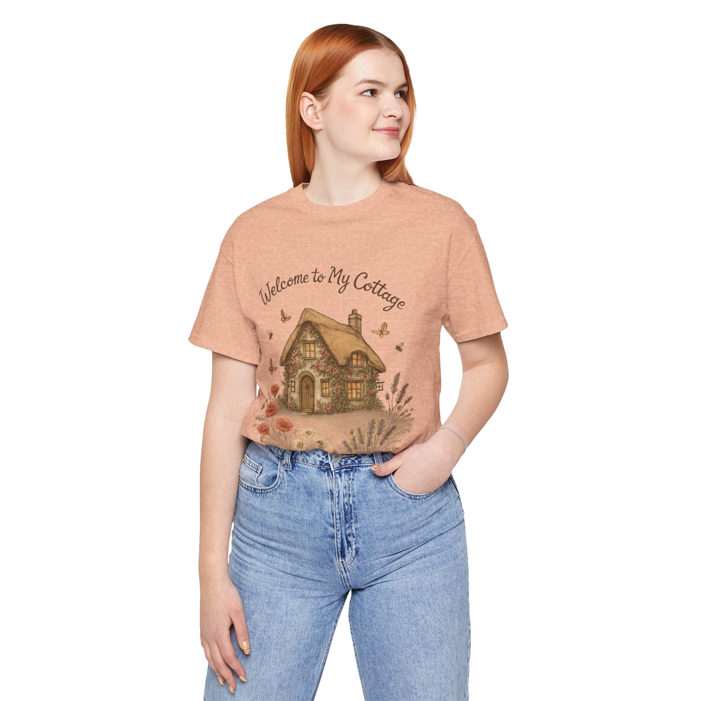 Cottage Tee - Relaxing English Countryside Short Sleeve Shirt