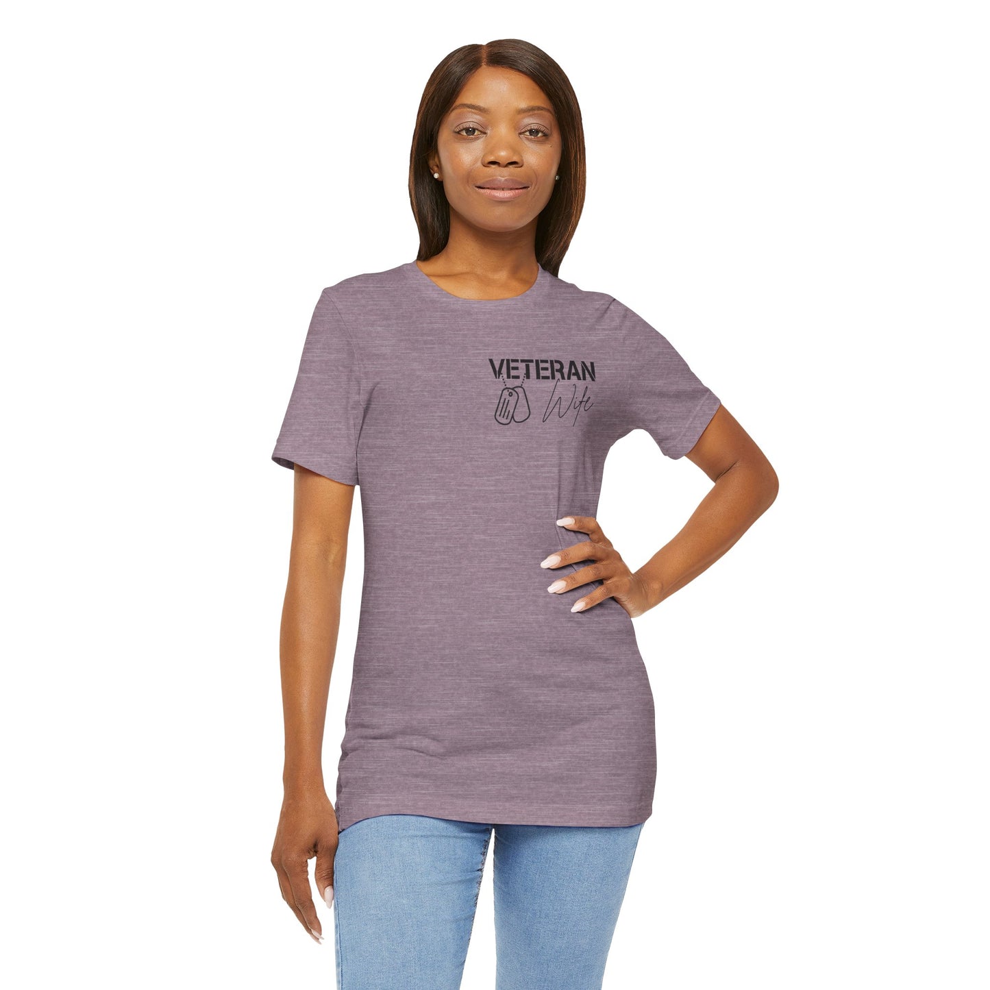 Veteran Wife T-Shirt — Proud Military Spouse Tee