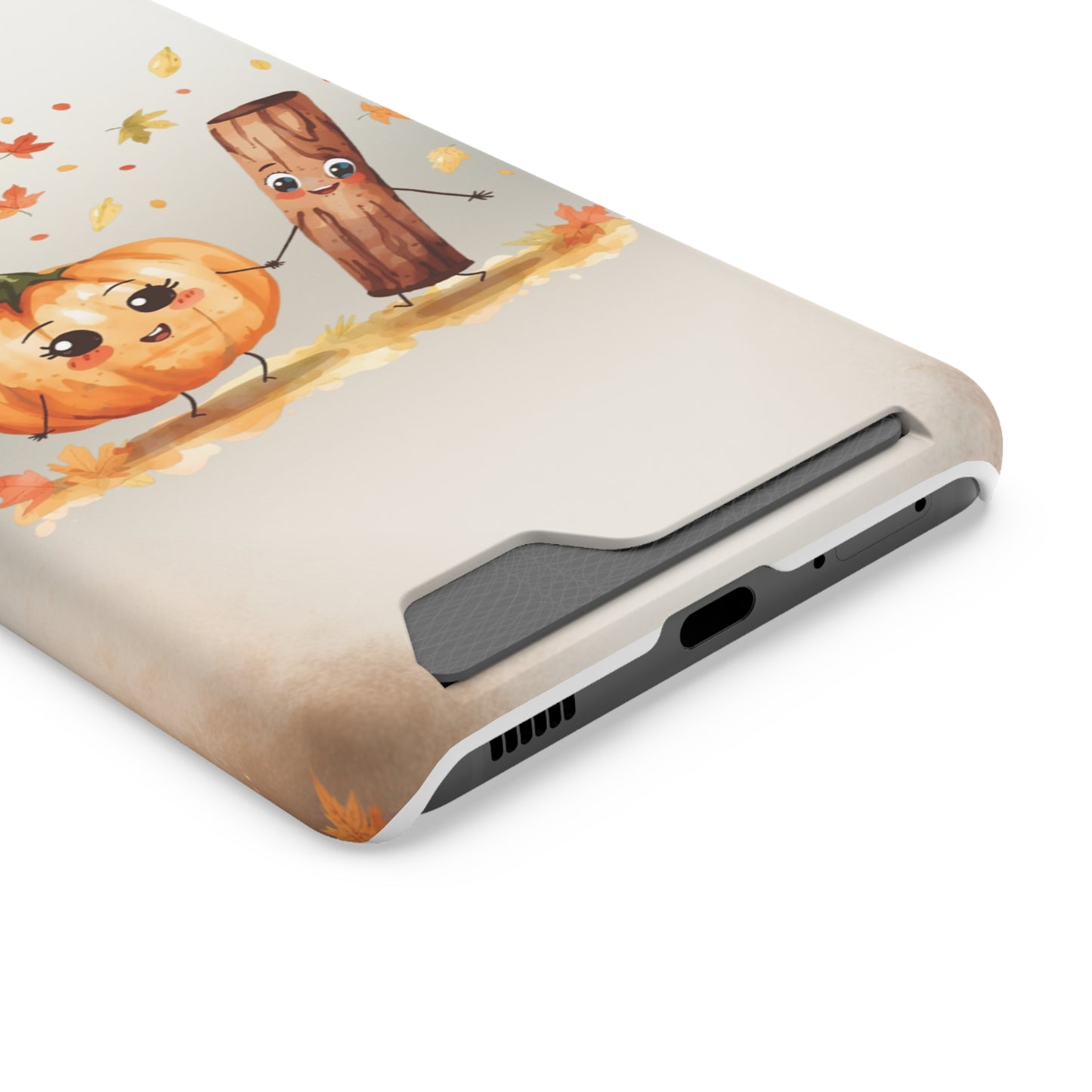 Phone Case - Pumpkin & Spice Card Holder