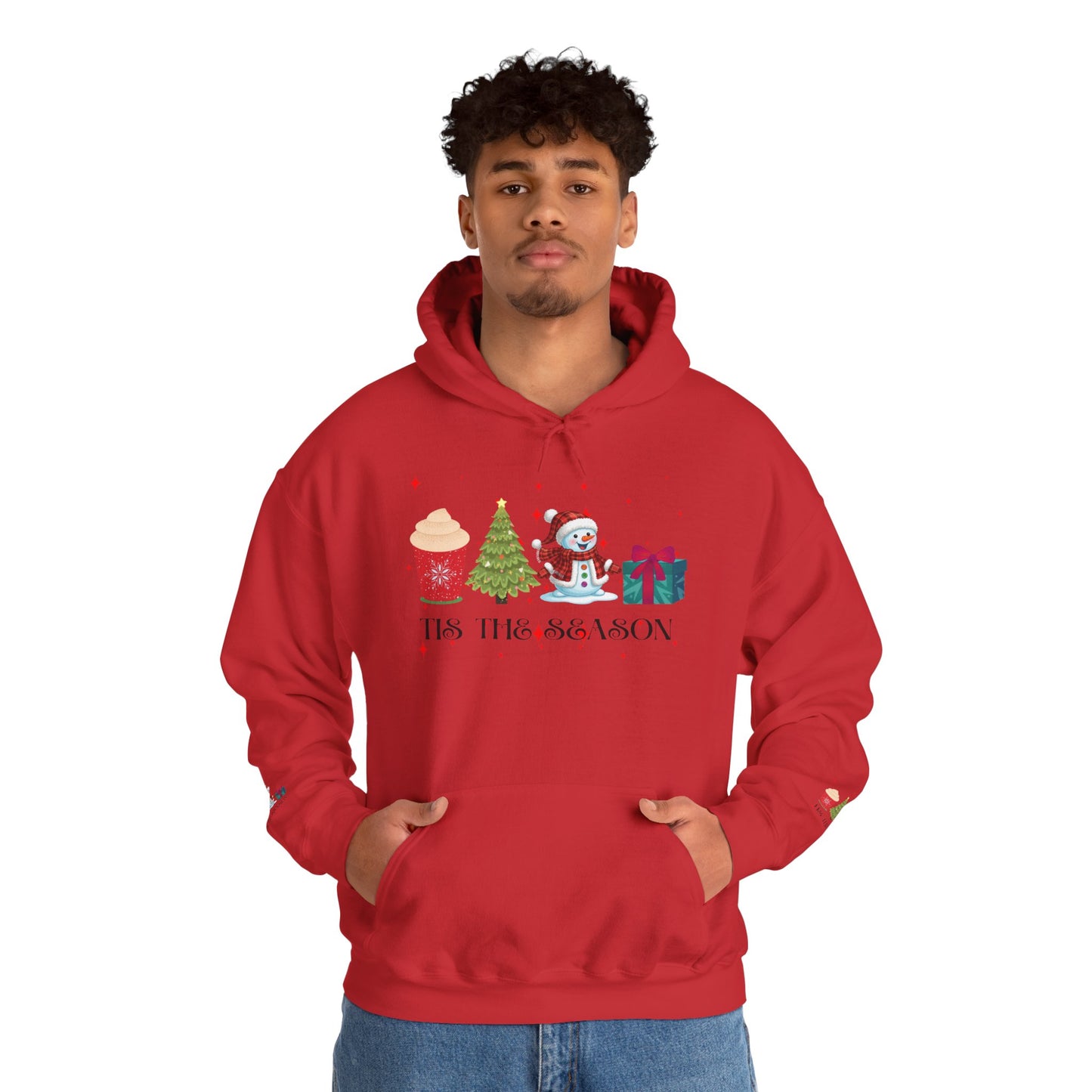 Festive Holiday Hoodie - 'Tis the Season Sweatshirt