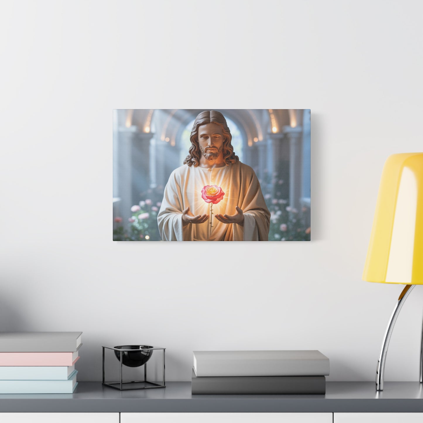 Inspirational Jesus Canvas Art, Religious Wall Decor, Faith-Based Home Decoration, Spiritual Gift for Believers, Church Wall Hanging, [...]