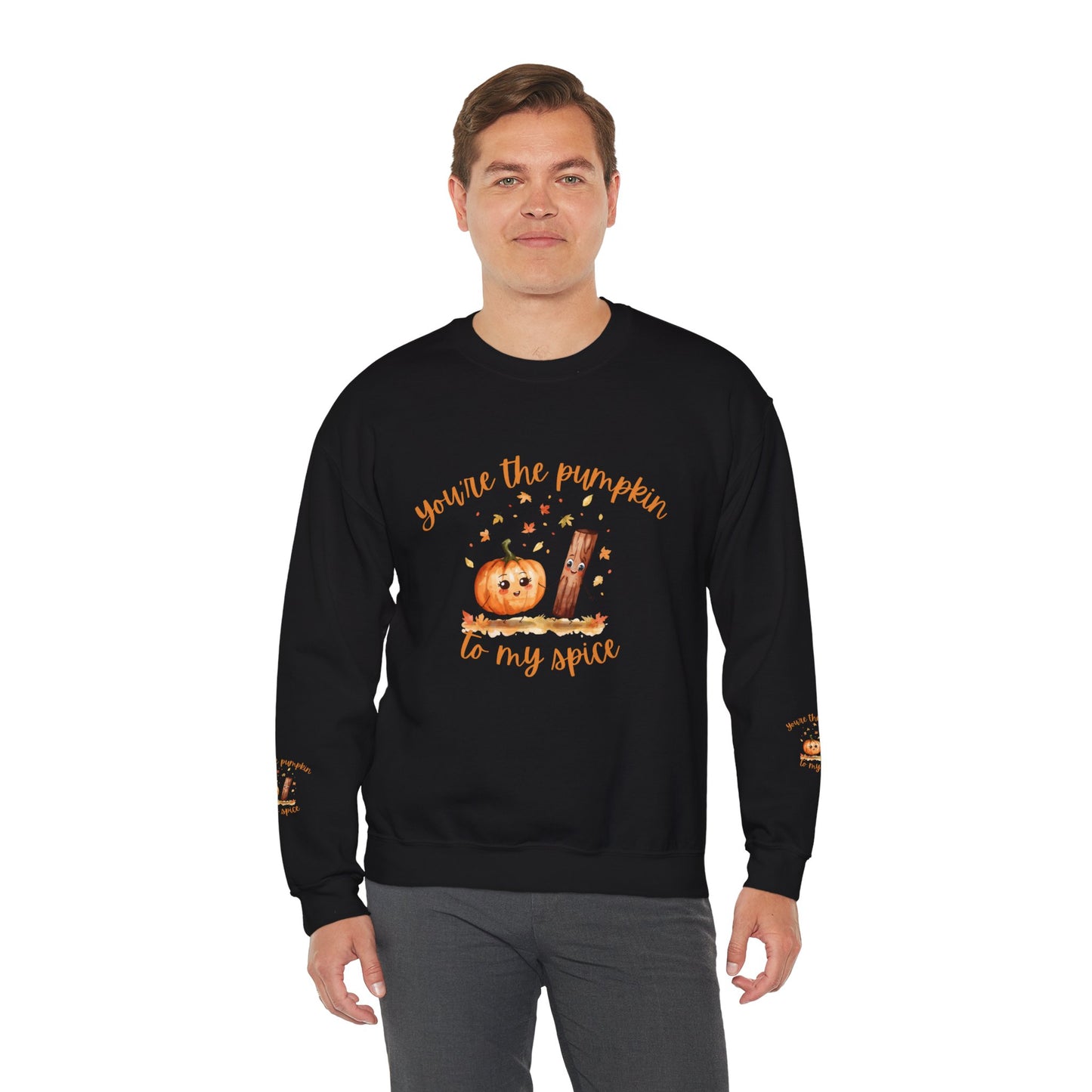 Pumpkin Spice Sweatshirt - Cozy Fall Crewneck for Halloween, Autumn Fashion, Gifts for Her, Couples Matching Outfits, Seasonal Style