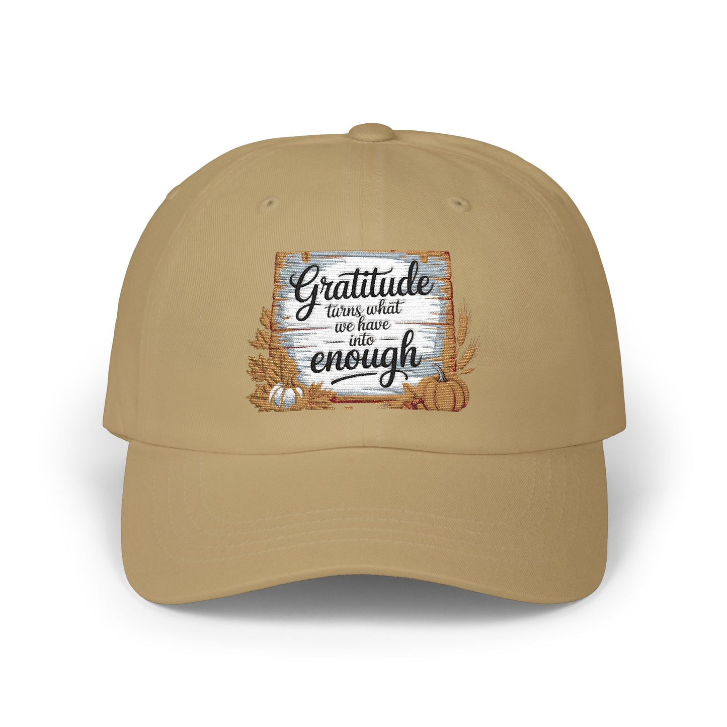 Gratitude Classic Cap - Thank You Gift, Casual Style Hat