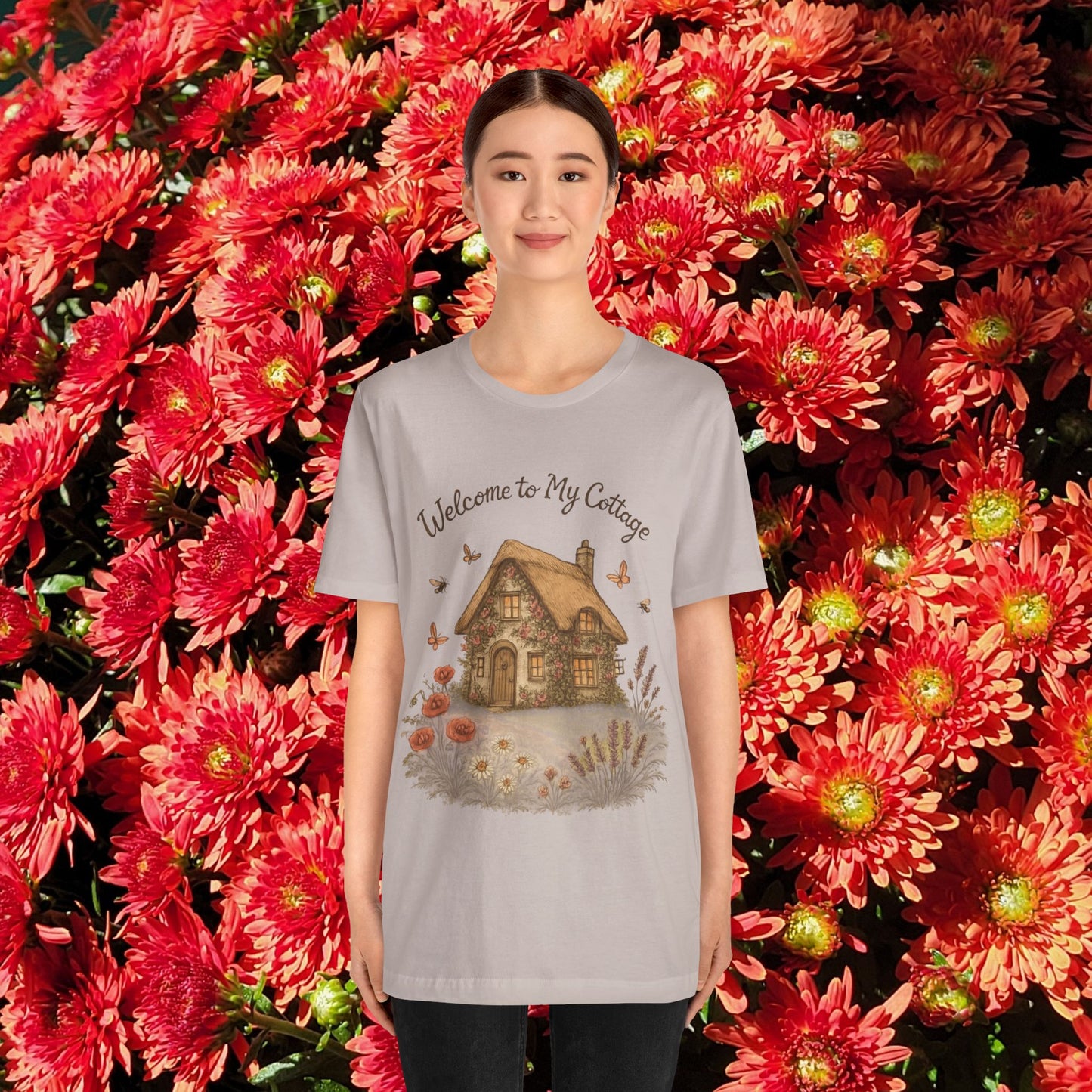 Cottage Tee - Relaxing English Countryside Short Sleeve Shirt