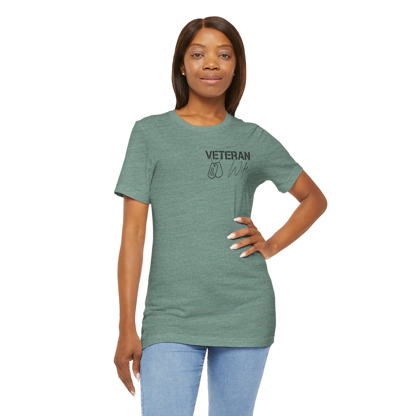 Veteran Wife T-Shirt — Proud Military Spouse Tee