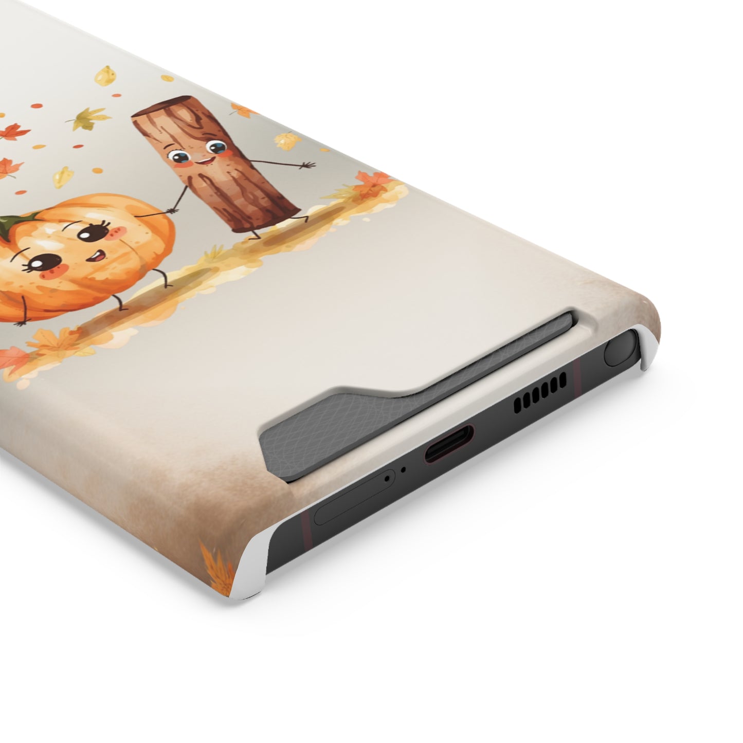 Phone Case - Pumpkin & Spice Card Holder