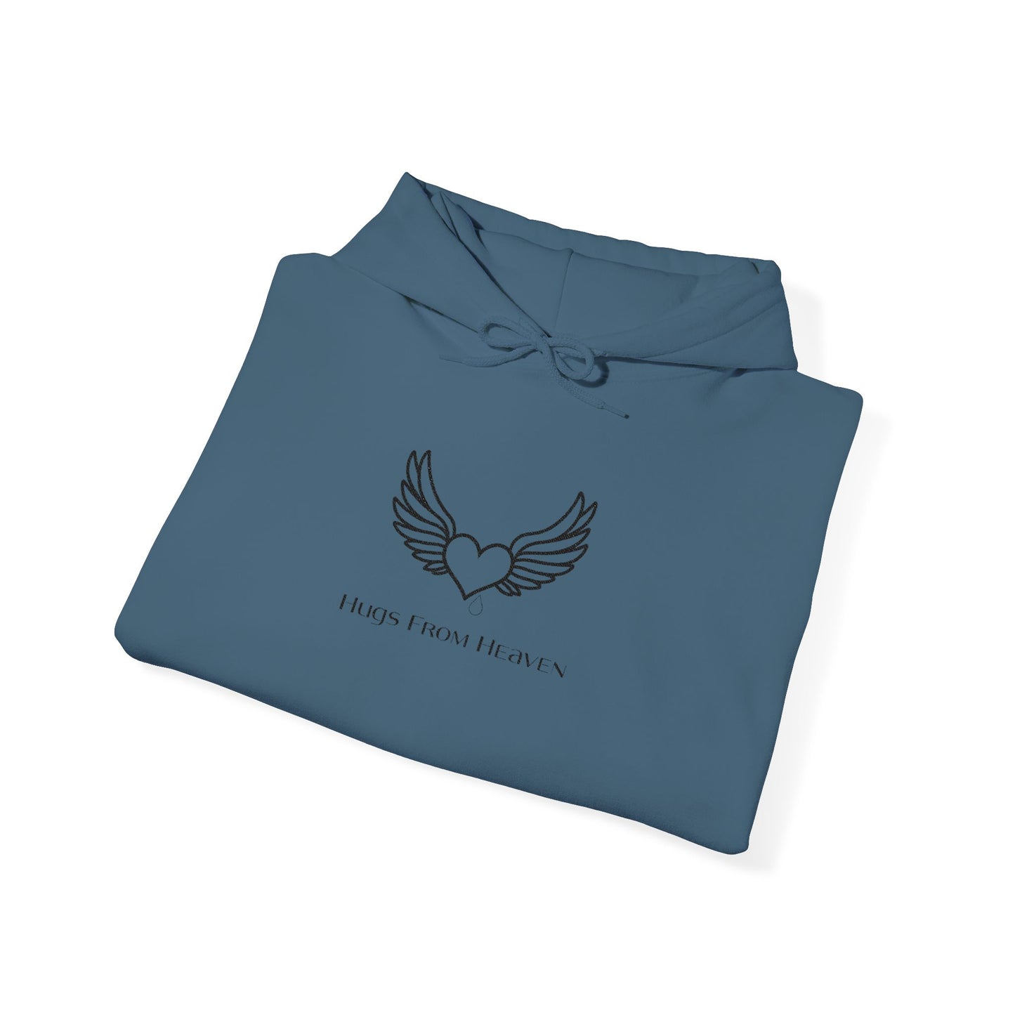Hugs From Heaven Hoodie — Heart & Wings Memorial Sweatshirt