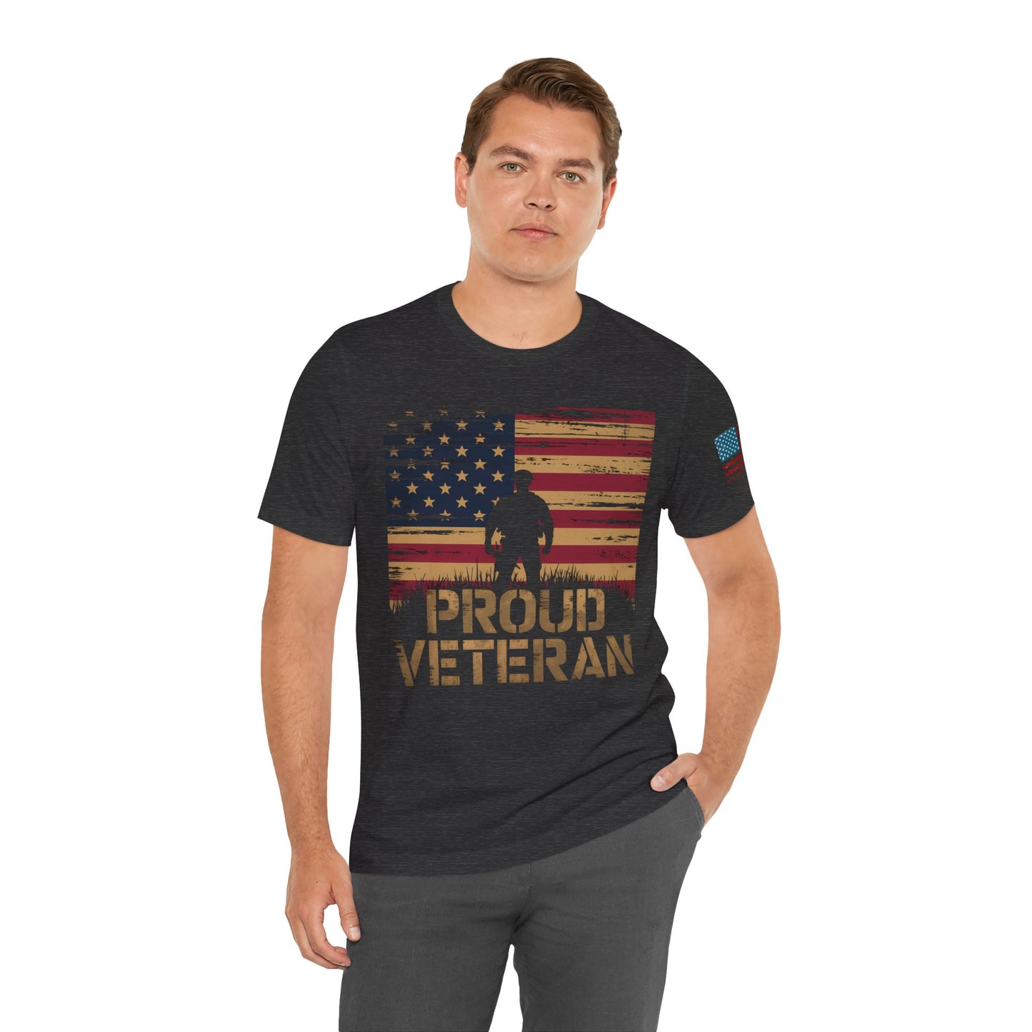 American Veteran T-Shirt — Patriotic Military Tribute Tee