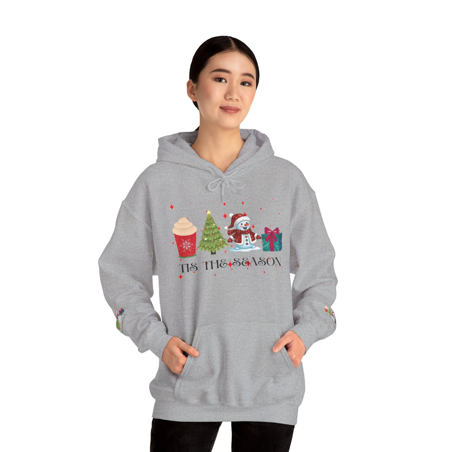 Festive Holiday Hoodie - 'Tis the Season Sweatshirt