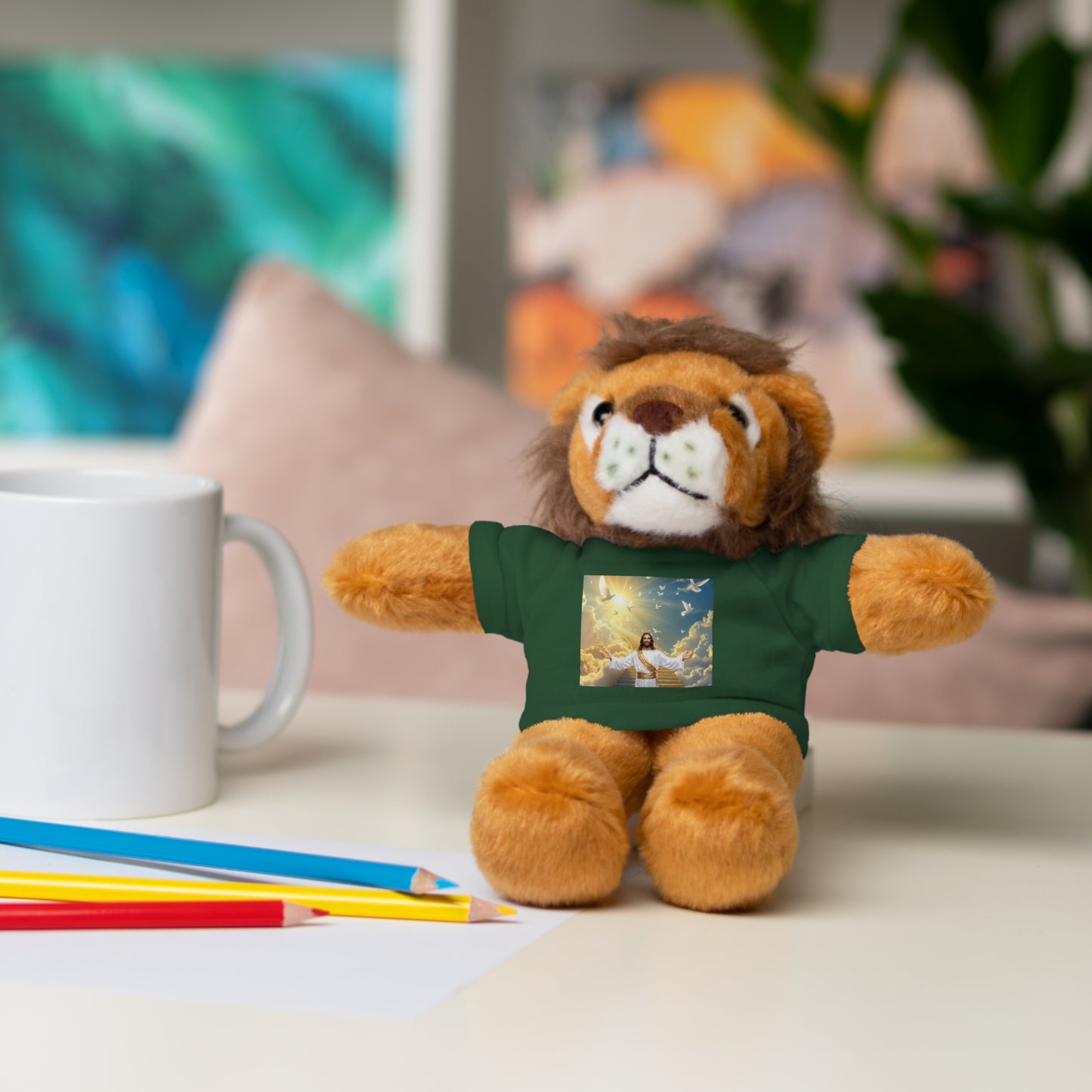 Cute Stuffed Animals with Custom Tee
