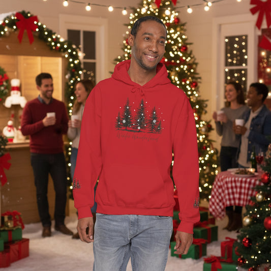 Lush Forest Hoodie - Cozy Unisex Heavy Blend Sweatshirt for Nature Lovers