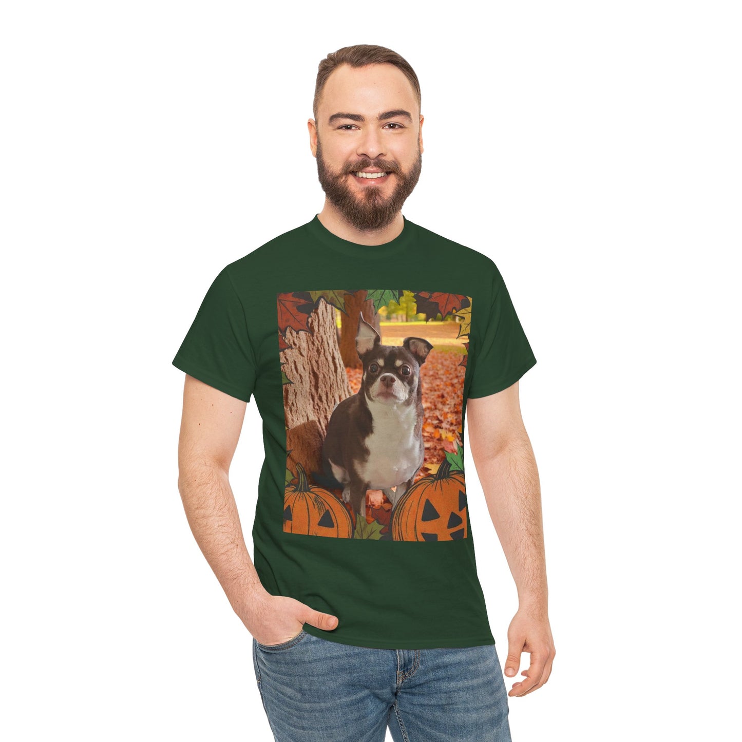 Fall Dog Unisex Tee, Dog Lovers Fall Shirt