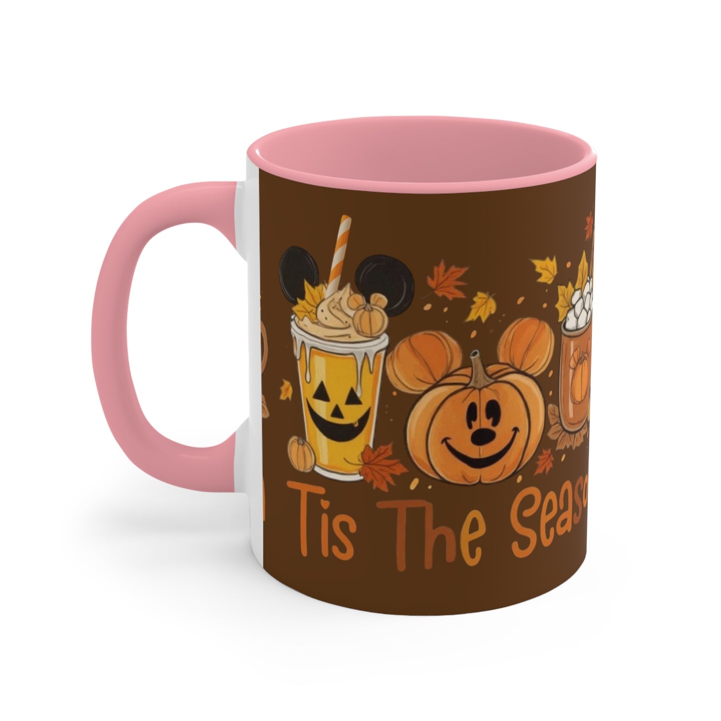 Festive Fall Accent Mugs | Halloween Coffee Cup, Autumn Drinkware, Seasonal Gift, Cozy Mug, Cute Kitchen Decor