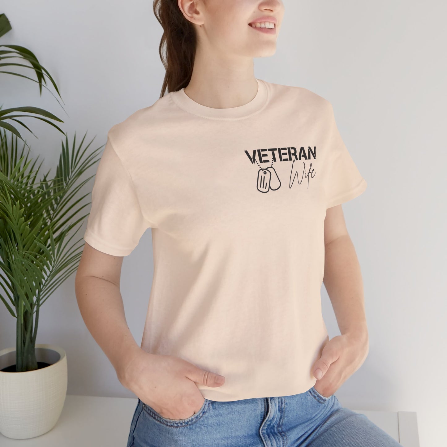 Veteran Wife T-Shirt — Proud Military Spouse Tee