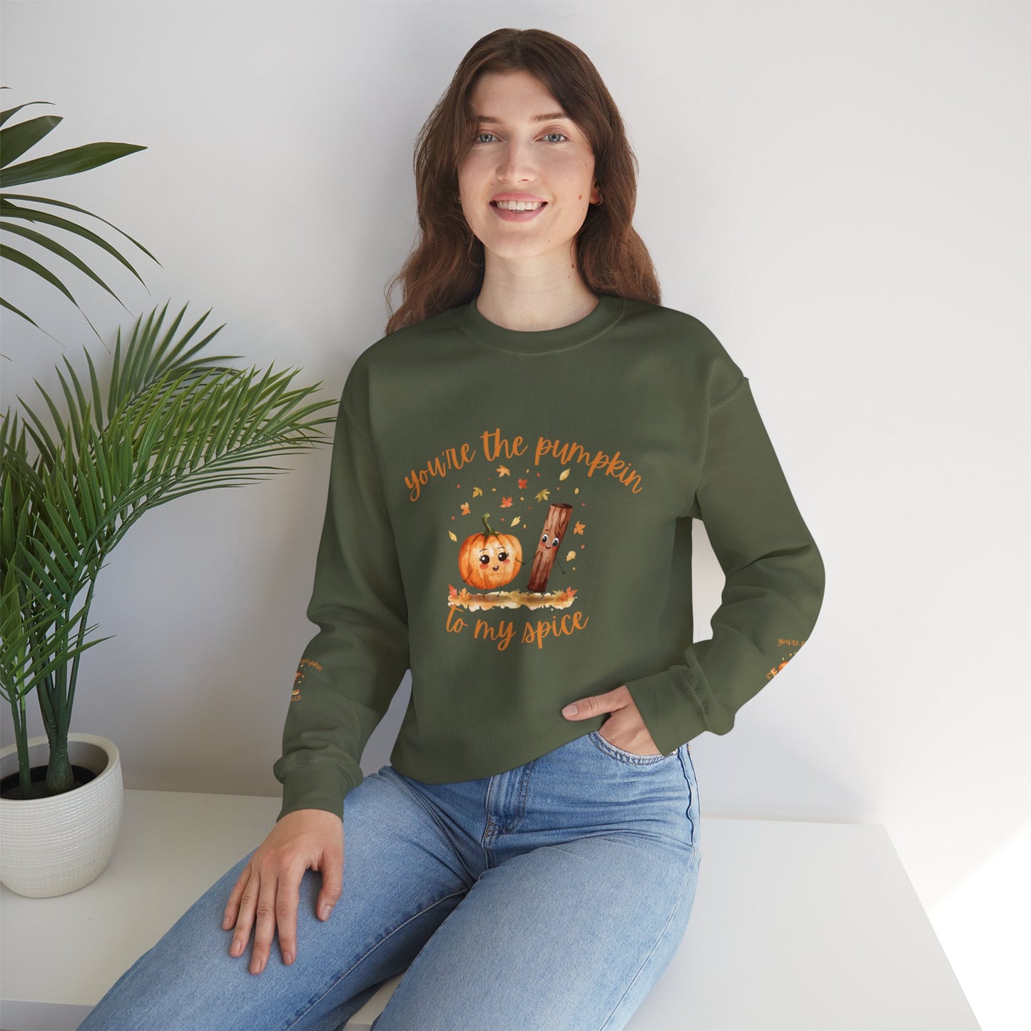 Pumpkin Spice Sweatshirt - Cozy Fall Crewneck for Halloween, Autumn Fashion, Gifts for Her, Couples Matching Outfits, Seasonal Style