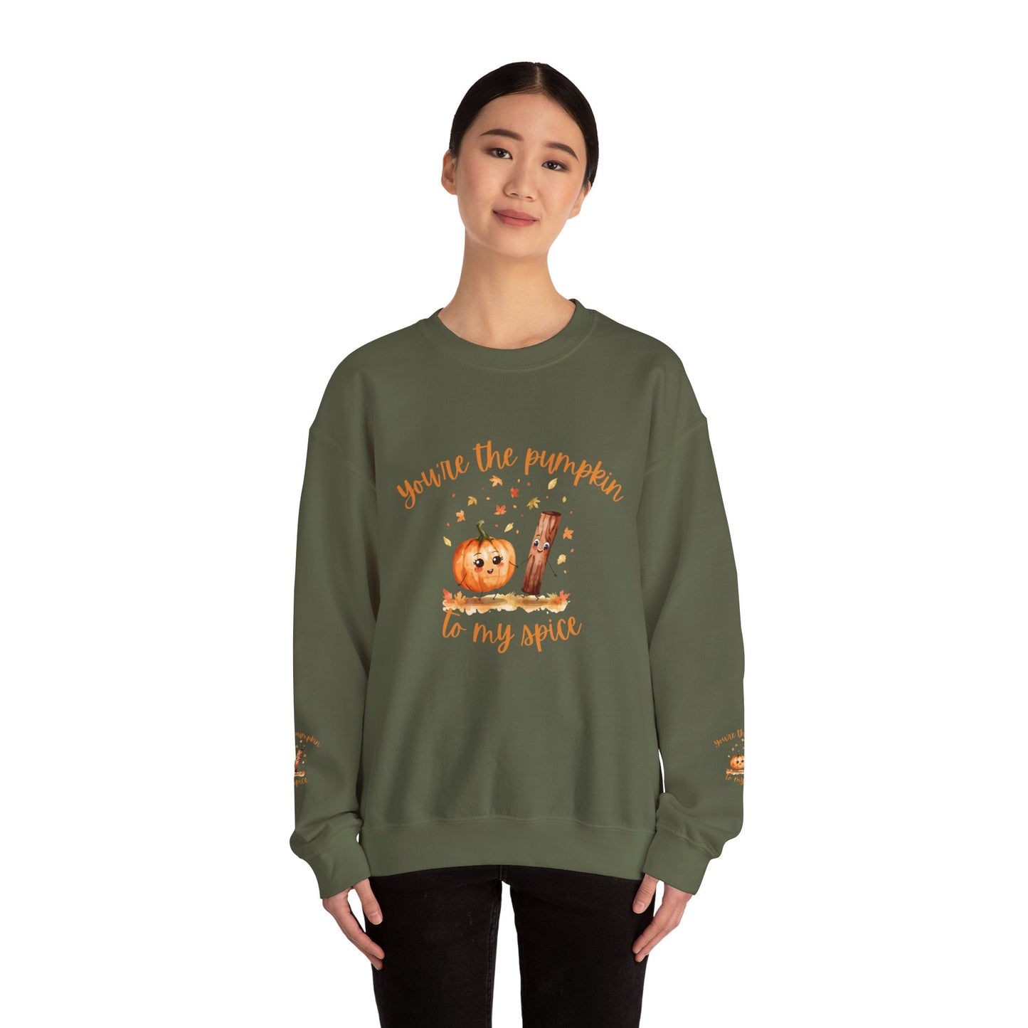 Pumpkin Spice Sweatshirt - Cozy Fall Crewneck for Halloween, Autumn Fashion, Gifts for Her, Couples Matching Outfits, Seasonal Style