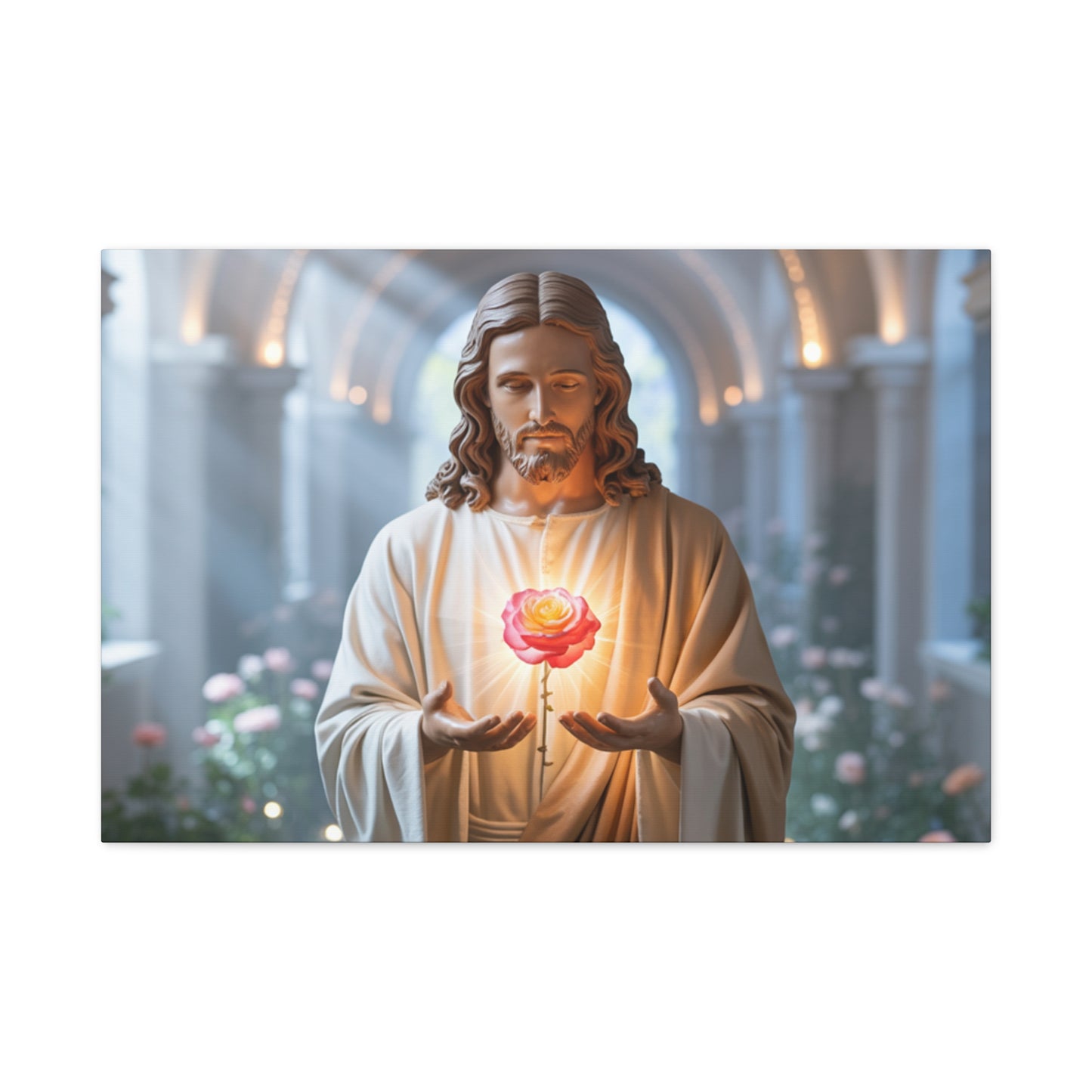 Inspirational Jesus Canvas Art, Religious Wall Decor, Faith-Based Home Decoration, Spiritual Gift for Believers, Church Wall Hanging, [...]