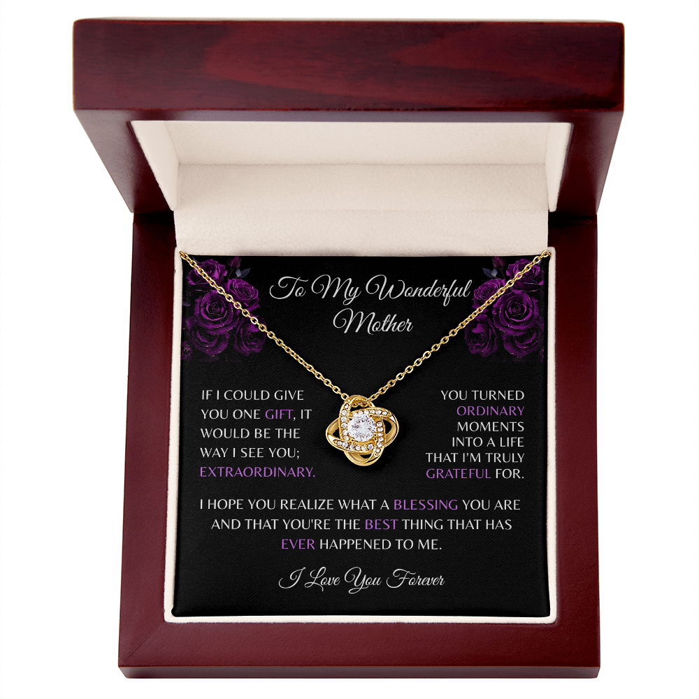 To My Wonderful Mother