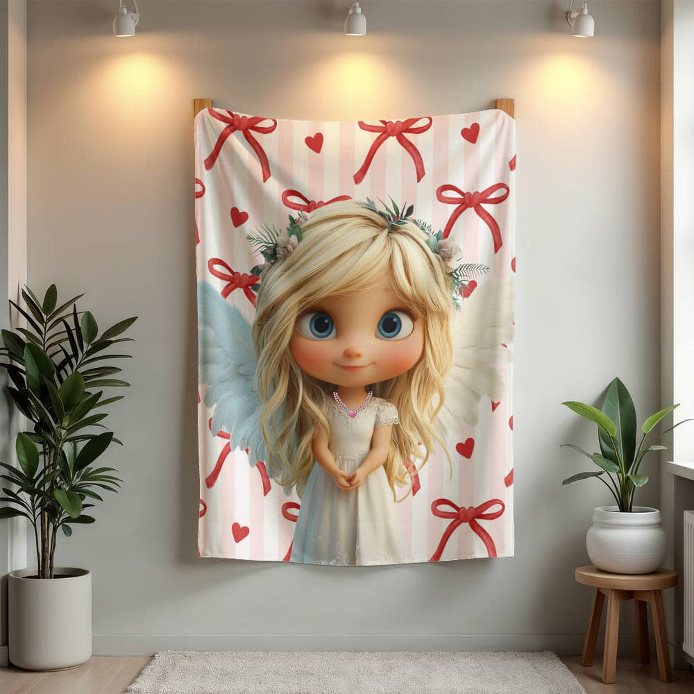 Angelic Design Mink Touch Fleece Blanket