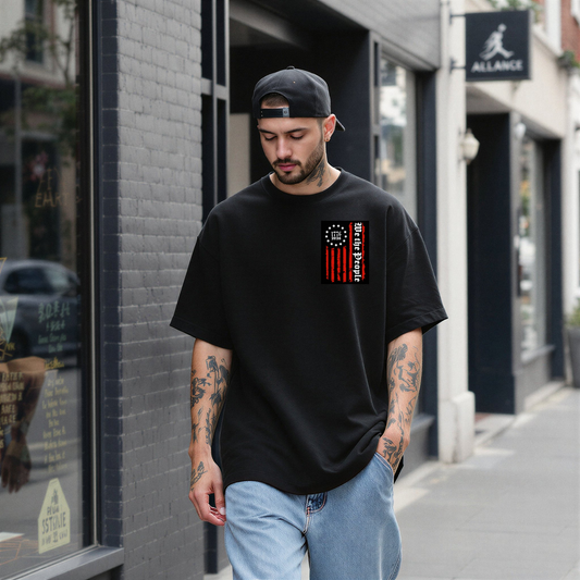 Patriotic 'We The People' Graphic Tee